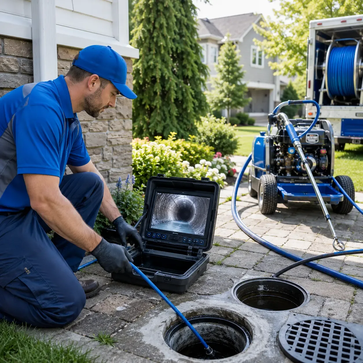Outdoor drain cleaning professionals serving Graham, OK